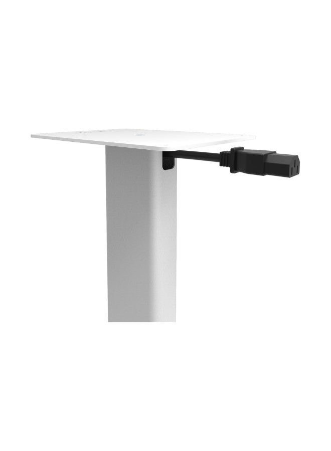 Kanto Audio ST28W 28" Universal Bookshelf Speaker Floor Stand-White, Pair - Image 4