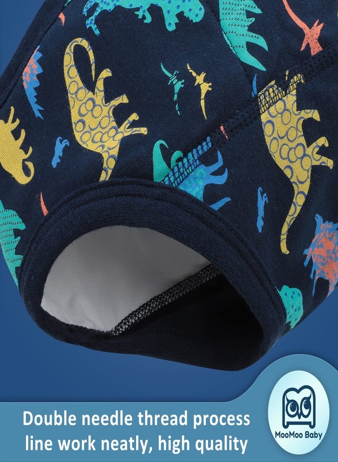 MooMoo Baby Training Underwear for Boys and Girls Absorbent Toddler Training Pants Cotton Washable and Reusable 8 Year 8 Packs - Image 4