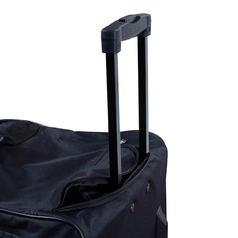 Rockland Rolling Duffel Bag, Black, 40" - Image 3