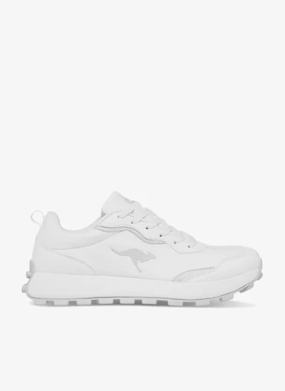 kangaROOS Women's Logo Embossed Sports Shoes with Lace-Up Closure