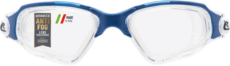 Cressi Clear Eyes Swim Goggles ClearBlue AntiFog Lenses for Swim Gear Wide Vision for Swimming Adult Goggles with Secure Fit - Image 2