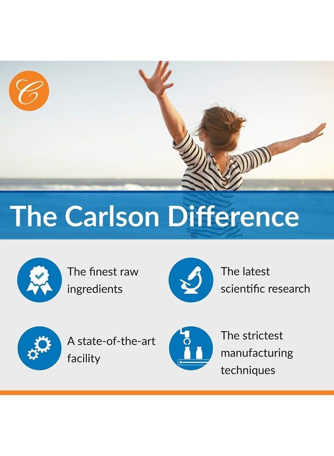 Carlson The Very Finest Fish Oil, 1600 mg Omega-3s, Liquid Fish Oil Supplement, Norwegian Fish Oil, Wild-Caught, Sustainably Sourced Fish Oil Liquid, Orange, 6.7 Fl Oz - Image 5