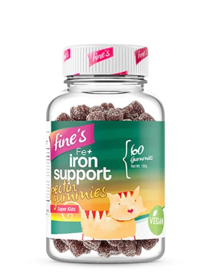 Fine's Iron Support + Fe 60 Gummies
