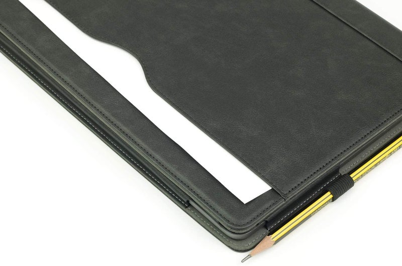 MOCA Leather Case Sleeve Compatible with MacBook Pro 13 Inch 2016-2021 (A1989 A1706 A1708 A2159 A2289 A2251 A2338) Laptop Sleeve Protective Folio Book Cover (New MacBook Pro 13, Black) - Image 4
