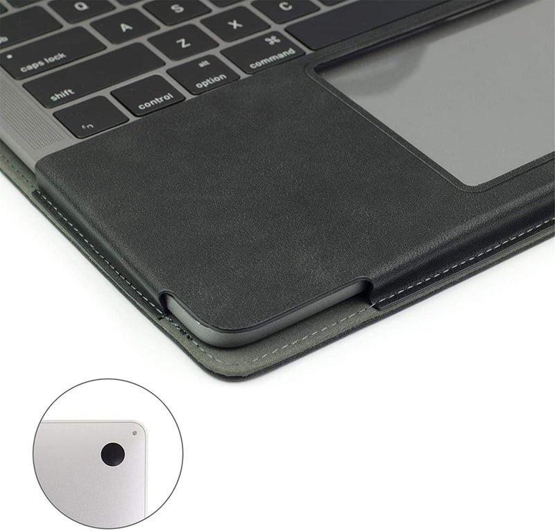 MOCA Leather Case Sleeve Compatible with MacBook Pro 13 Inch 2016-2021 (A1989 A1706 A1708 A2159 A2289 A2251 A2338) Laptop Sleeve Protective Folio Book Cover (New MacBook Pro 13, Black) - Image 5