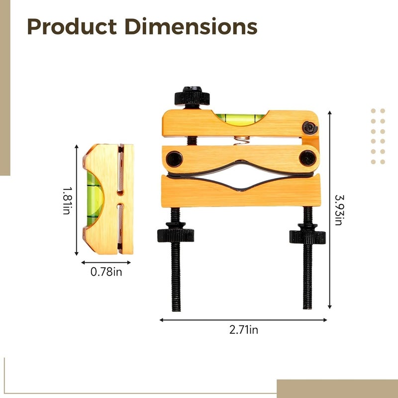 Leveling Kit, 25.4/30Mm Angle Calibrator, Dual Bubble, Precise Measurement - Image 2