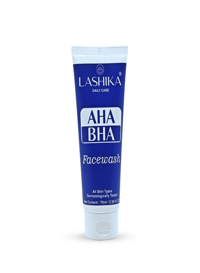 LASHIKA Daily Care AHA BHA Facewash | With Goodness of Glycolic Acid, Salicylic Acid & Licorice Extract | Provides Hydration & Reinforces | All Skin Type - 70ML - Image 1