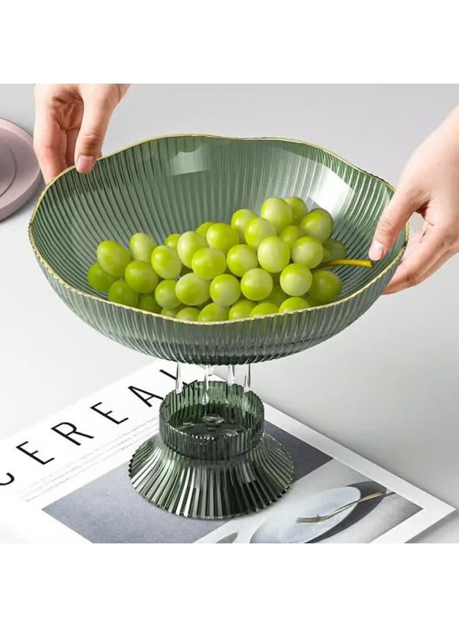 Dipple Dipur Luxury Fruit Tray Household Fruit Plate Living Room Coffee Table Nut Tray Snack Tray Candy Tray - Image 1