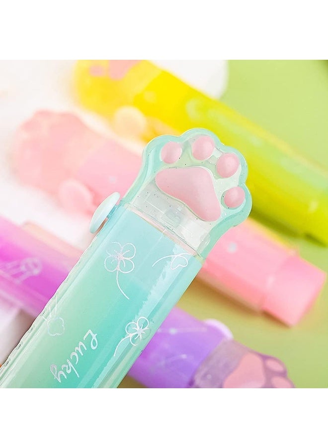 4 قطعة من المطاط مخلب القطط، طفل المطاط الشديد، التدرج المطاط، لطيف المطاط، مدرسة مكتب الطلاب دفع سحب المطاط - Image 3