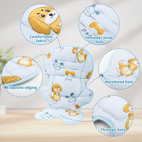 Runhike High Chair Cover Replacement Compatible with Ingenuity Soft Cushion with Anti-Slip Pad and Protecting Water Spills - Image 3