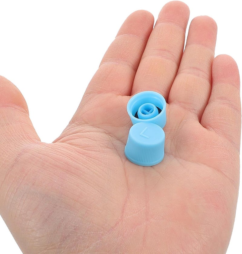 STOBAZA 10pcs Leakproof Car Air Conditioner Valve Core Caps High Low Pressure Charging Port Covers Dustproof Valve Stem Caps for Automotive Ac System Maintenance - Image 4