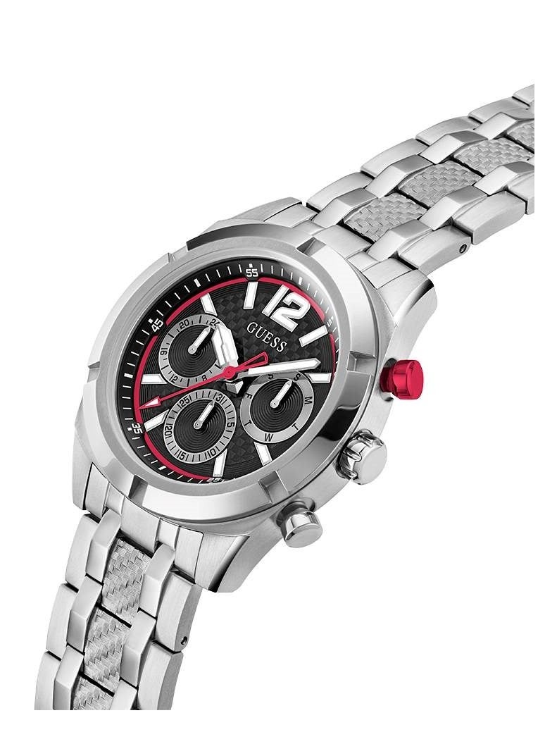 GUESS Mens Silver Tone Multi-function Watch - GW0714G1 - Image 2