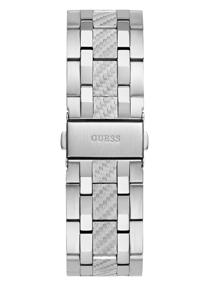 GUESS Mens Silver Tone Multi-function Watch - GW0714G1 - Image 4