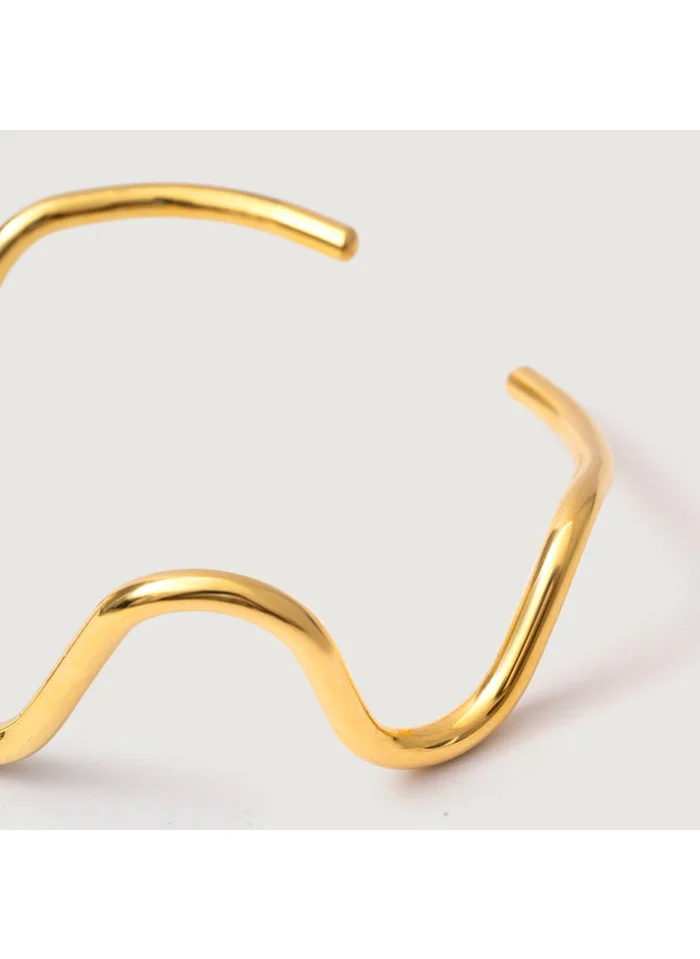 noya 18K Gold Plated Yemaya Bangle Bracelet