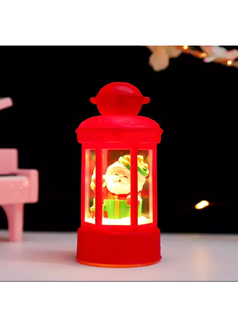 BC - Christmas Decoration LED Crystal Lamp Ornaments Creative Santa Claus Portable Crystal Lantern - Image 1