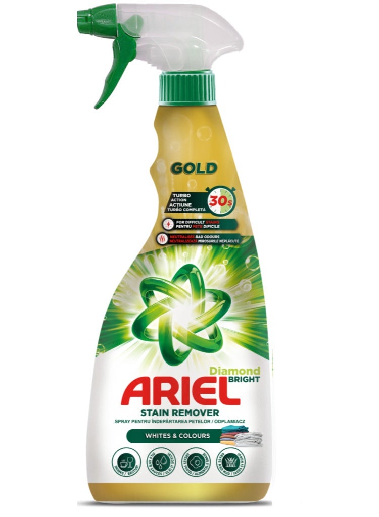 Gold Stain remover spray Diamond Bright even stubborn stains are easily removed 750 ml