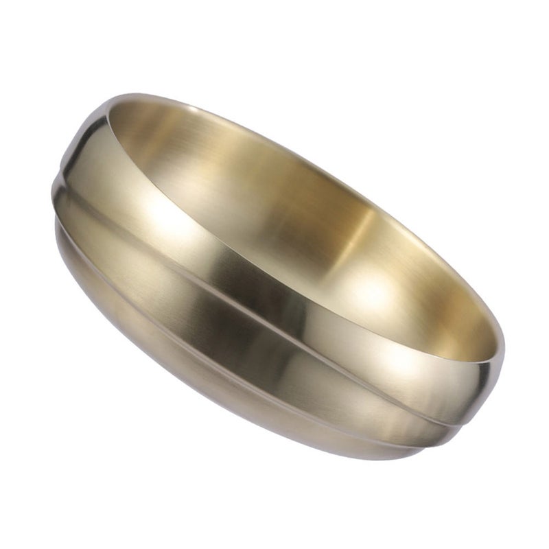 Stainless Steel Bowl Double-layer Salad Bowl Rice Bowl Practical Food Serving Bowl - Image 1