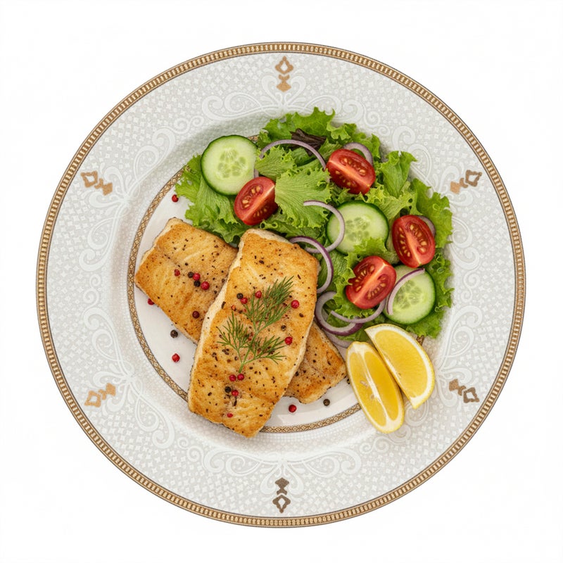 Shallow ZAYA New Bone China Dinner Plate 26.7 cm  Elegant White Plate for Main Courses, Premium Tableware for Daily Use, Brunch, Ramadan, Eid, Diwali & Gifting - Image 3