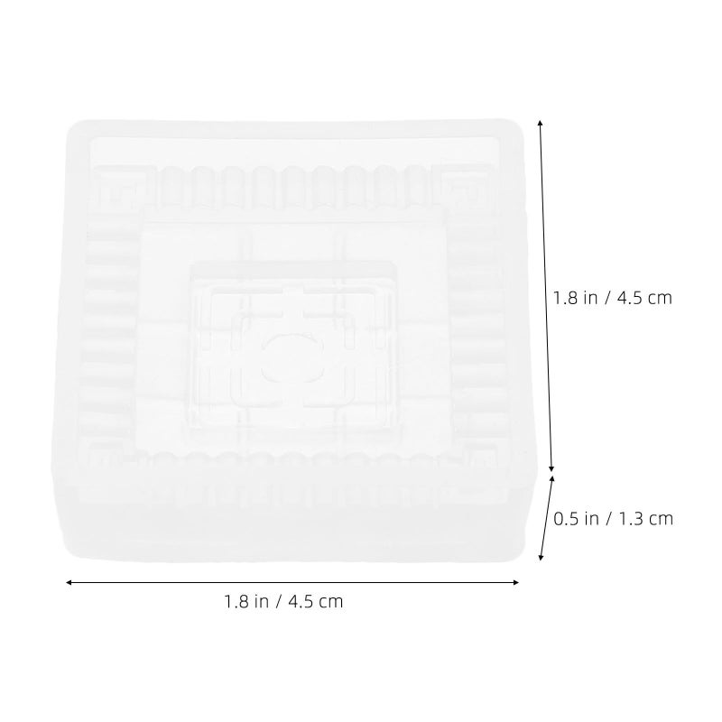 Non Slip Silicone Furniture Leg Pads 45x45mm 4 Pack Table Chair Floor Protector - Image 3