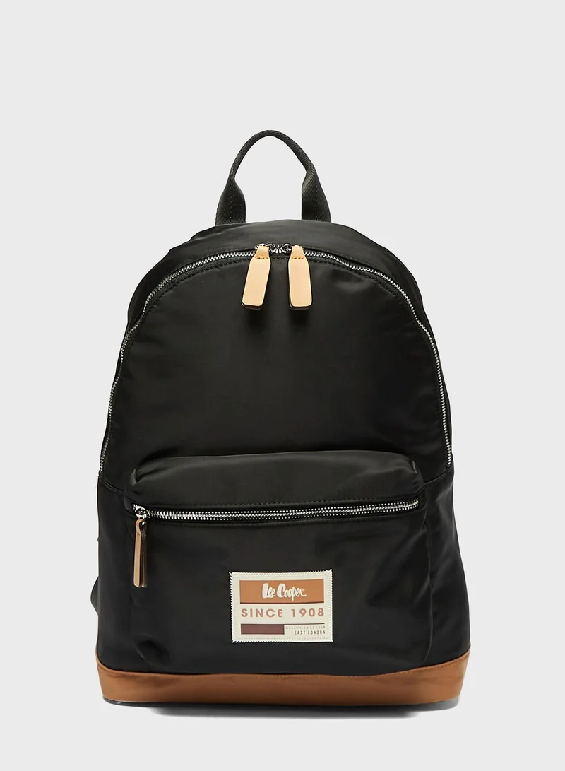 Lee Cooper Top Handle Logo Backpack