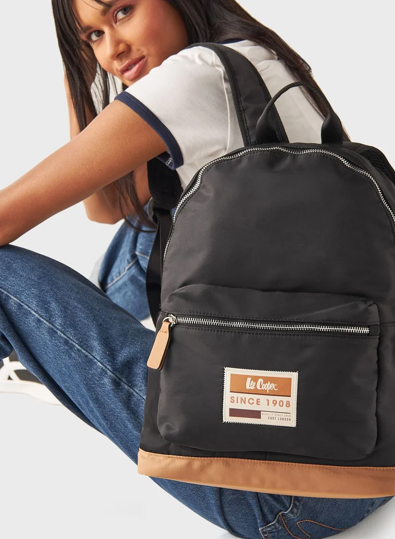 Lee Cooper Top Handle Logo Backpack