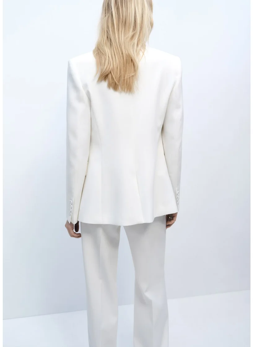 MANGO Structured Suit Jacket