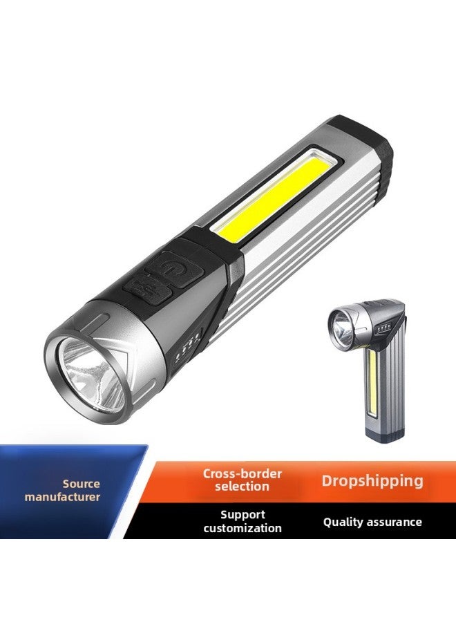 إسكدنيا مصباح يدوي متعدد الوظائف، ضوء قوي لتصليح السيارات، ضوء عمل مغناطيسي قوي، إضاءة جانبية، مصباح يدوي طويل التحمل، اللون: 508 - Image 2