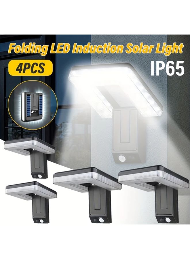 4pcs Solar LED Floodlights With Motion Sensor IP65 Waterproof 120 Degree Wide Angle - Image 2