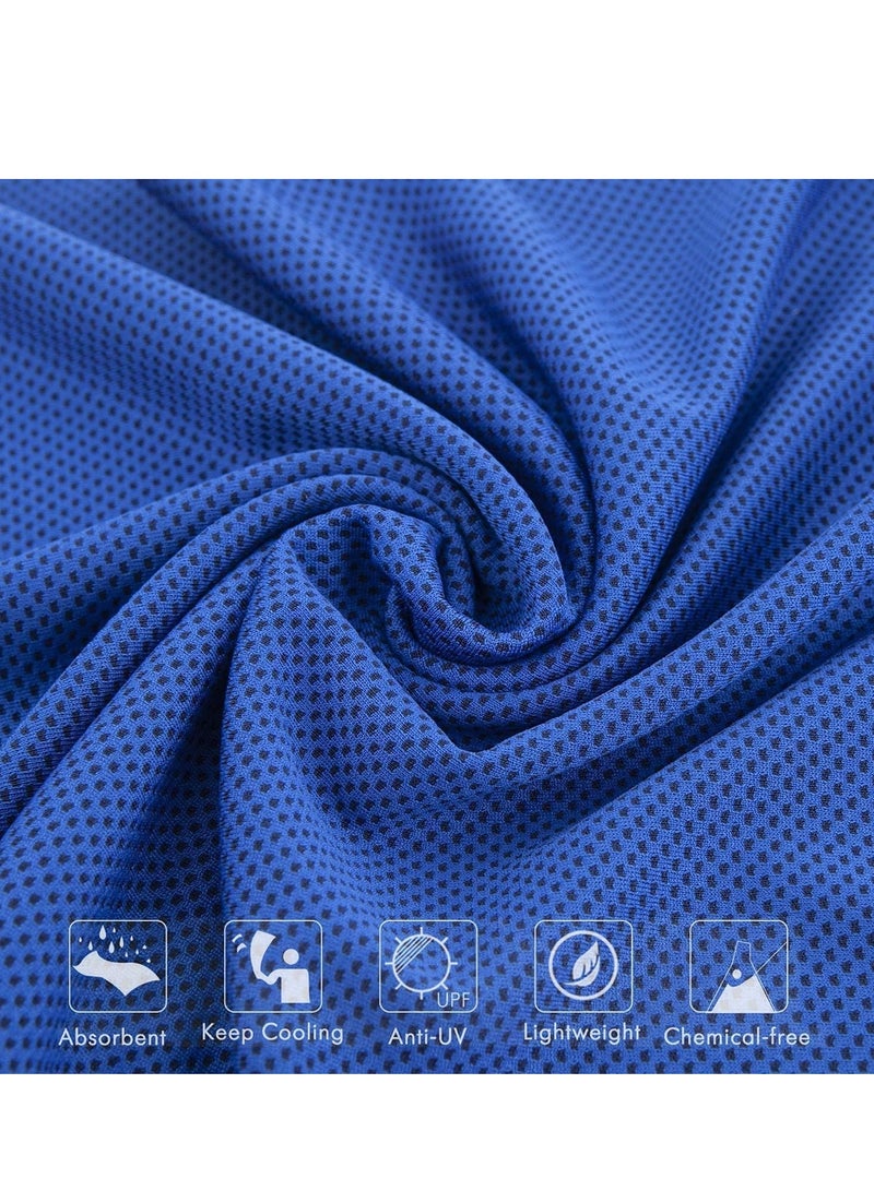 Generic Cool Towel 4-Pack, Ice Towel, Microfiber Towel, Soft and Breathable Cool Towel, Suitable for Yoga, Sports, Gym, Workout, Camping, Fitness, Running, Workout, etc  - Image 5