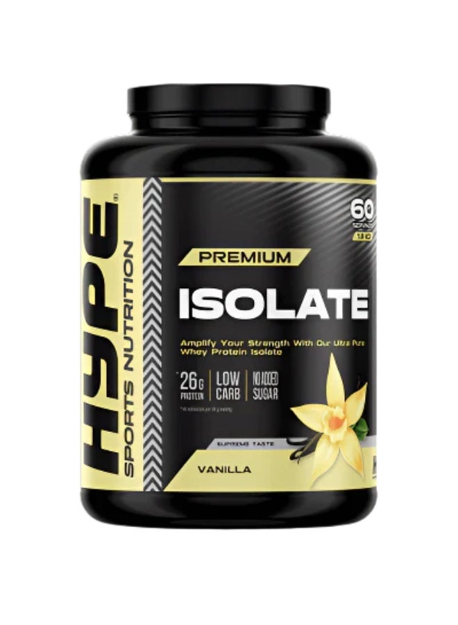 هايب HYPE Whey Isolate 900g Vanilla - ميزة العزل - نقاء لا مثيل له لنتائج سريعة