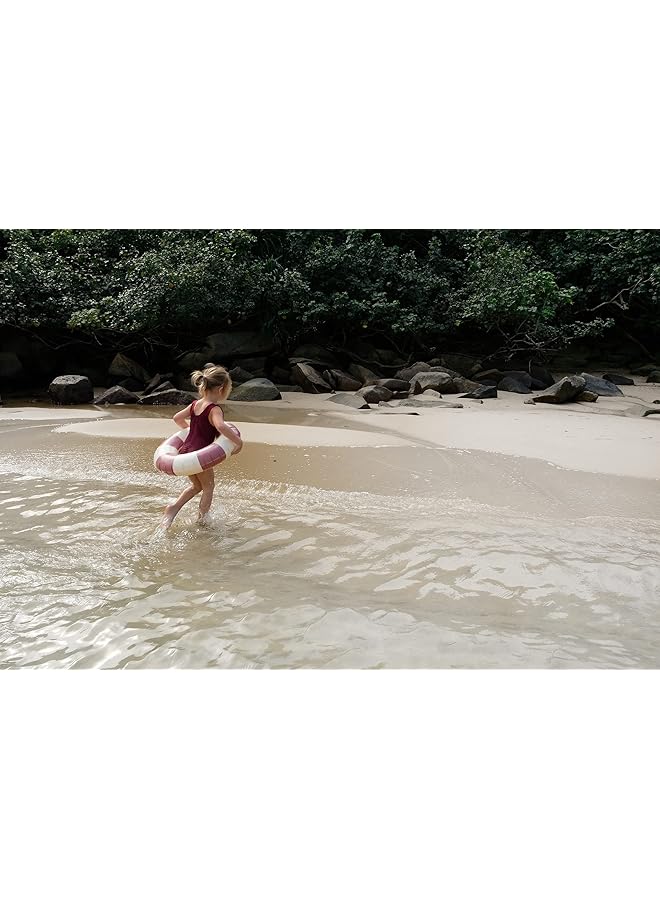 Petites Pommes Olivia Swim Ring 45 Cm Diameter Dark Rose - Image 3