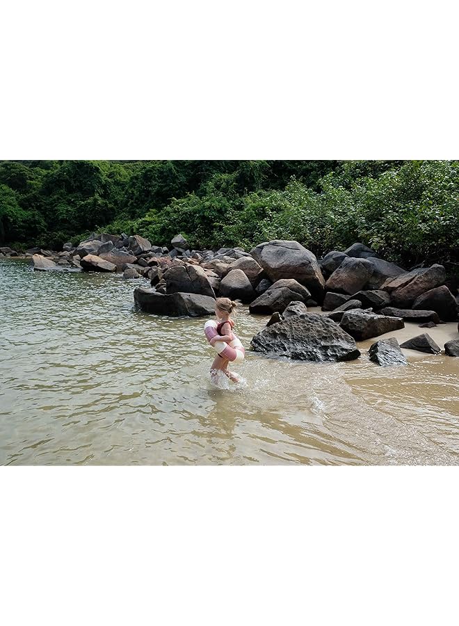 Petites Pommes Olivia Swim Ring 45 Cm Diameter Dark Rose - Image 4