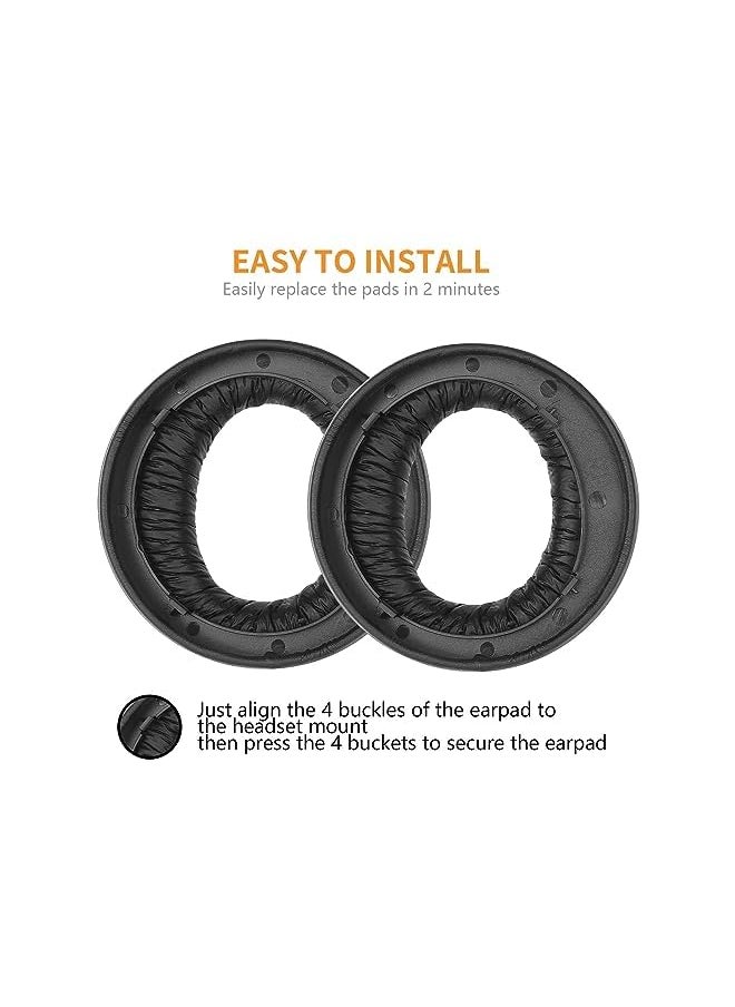 0TO1 TECH - Ps5 Headset Earpads Cooling Gel Pulse 3D Wireless Ear Pads Cushions Replacement For Sony Playstation 5 Ps5 Pulse 3D Wireless Gaming Headset Soft And Comfortable Ear Cups Accessories Black - Image 1