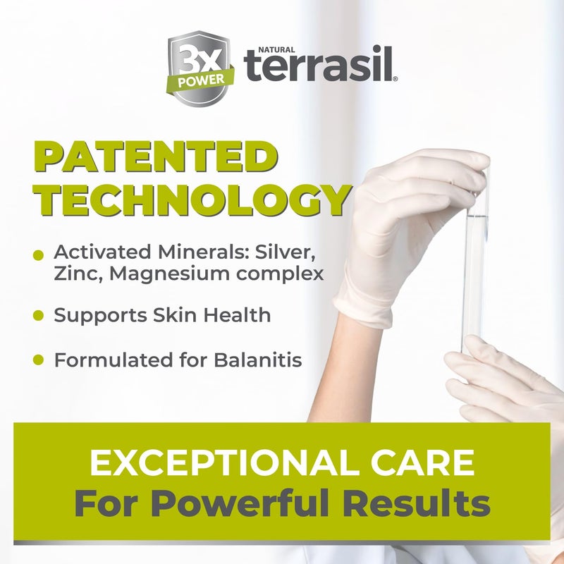 تيراسيل لتخفيف التهاب الحشفة – علاج التهاب الحشفة للرجال، مرهم طبيعي مهدئ للجلد لتخفيف أعراض التهاب الحشفة: تهيج، حكة، والتهاب. مختبر من قبل أطباء الجلدية (0.5 أونصة) - Image 4