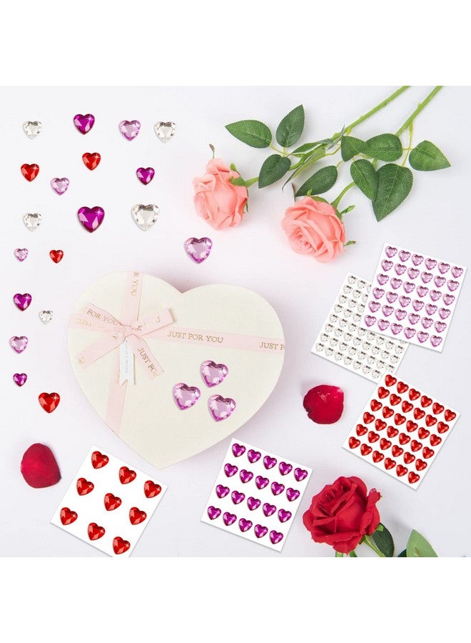 SourceTon S Heart Rhinestone Sticker, Sourceton Self Adhesive Heart Crystal Stickers Rhinestone Stickers, Heart Rhinestones For Diy Craft And Art Project - Image 5