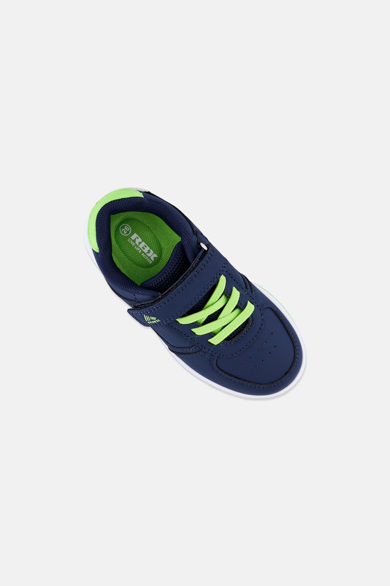 RBX Toddlers Boy Velcro Closure Outdoor Shoes, Navy Blue - Image 2