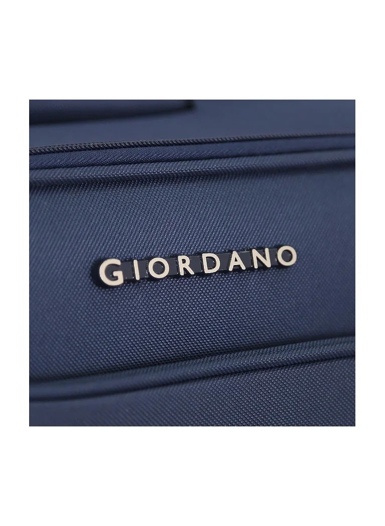 GIORDANO Giordano Softside Luggage Trolley Bag 3 PCS Set ,Blue (S-20,M-24,L-28 inch)