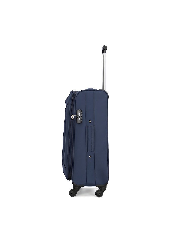 GIORDANO Giordano Softside Luggage Trolley Bag 3 PCS Set ,Blue (S-20,M-24,L-28 inch)  - Image 4