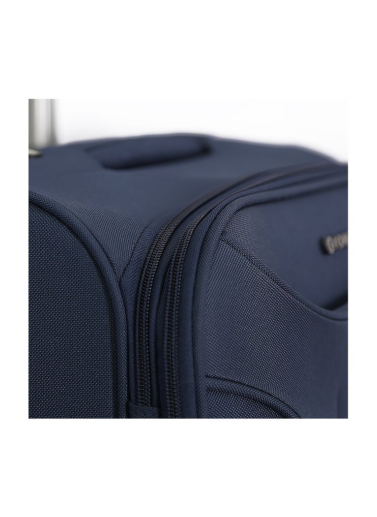 GIORDANO - Giordano Softside Luggage Trolley Bag 3 PCS Set ,Blue (S-20,M-24,L-28 inch) - Image 1