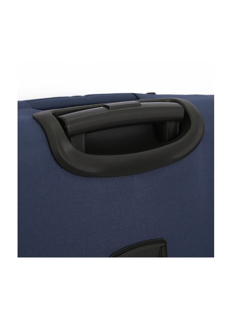 GIORDANO - Giordano Softside Luggage Trolley Bag 3 PCS Set ,Blue (S-20,M-24,L-28 inch) - Image 1