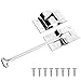 Lonffery Rv Door Latch RV Door Holder 304 Stainless Steel Trailer Latch 6 inches - Image 2