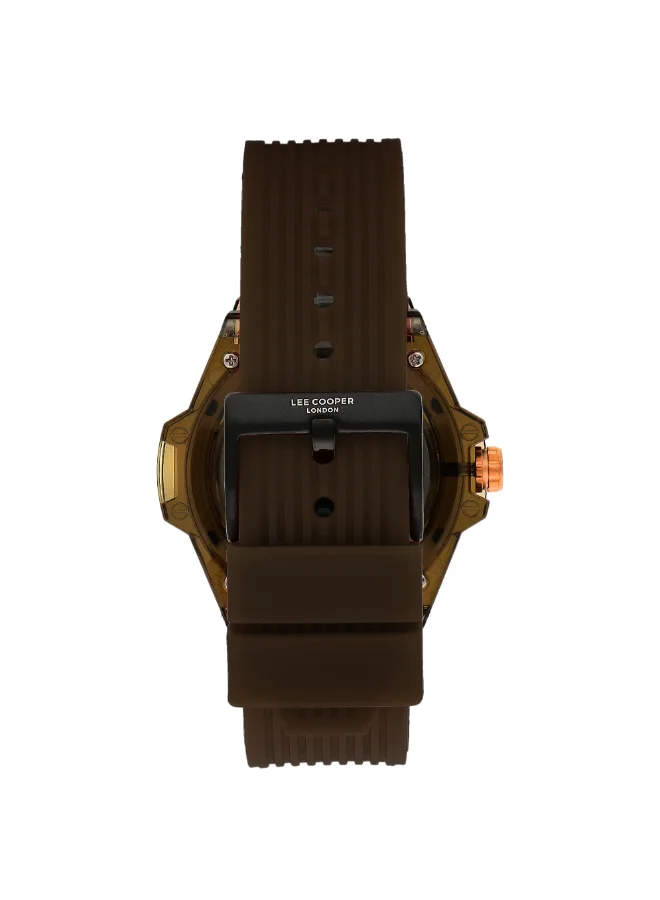 Lee Cooper Men's Silicone Multi Function Watch LC07975.051 - 44 mm