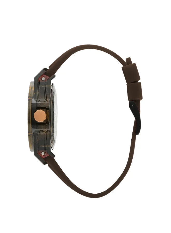 Lee Cooper Men's Silicone Multi Function Watch LC07975.051 - 44 mm