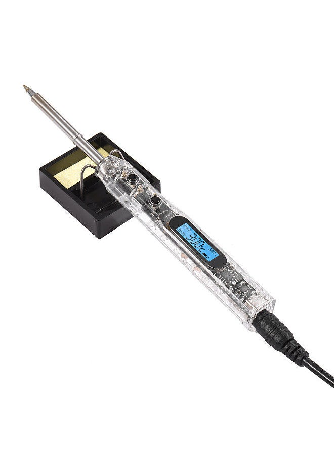 Generic - SI012 Intelligent OLED Electric Soldering Iron Sensitivity Adjustable Built-in Buzzer Suitable for T12 - Image 1
