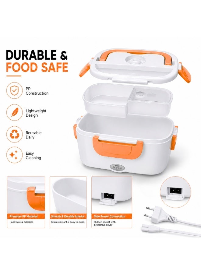 vexa pro Electric Lunch Box Food Warmer 1.05L Portable Heated Lunch Box with Removable Container & Spoon - Image 4