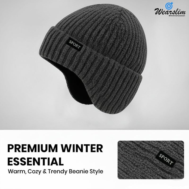 Wearslim قبعات صوف دافئة، قبعة رأس مع دفاية رقبة مجموعة قبعات شتوية وشالات للرجال والنساء - Image 4