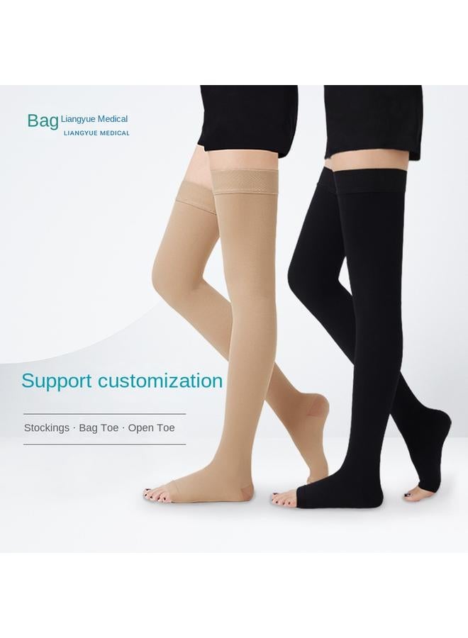 Bluejw Intravenous Pressure Socks Secondary Socks Middle Barrel Long Barrel Pants Plus Size Anti-varicose Stingers Compression Socks Cross Border  - Image 3