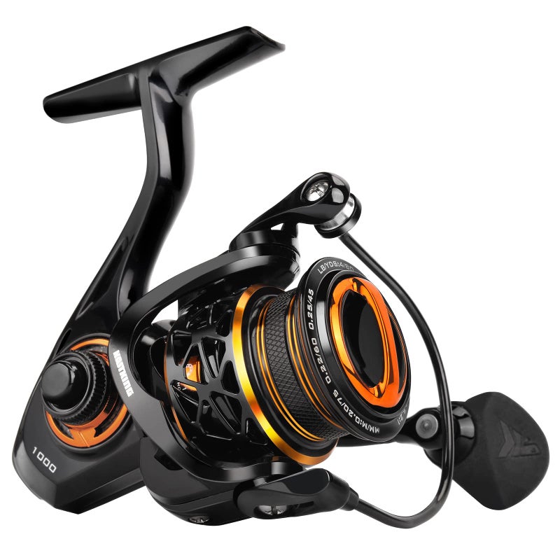 KastKing Zephyr 1000 SFS Spinning Reel â€“ Ultralight Spin Finesse System Fishing Reel - Carbon Fiber Construction â€“ 7 + 1 Stainless Steel BB â€“ Carbon Fiber Drag â€“ Braid Line Ready CNC Aluminum Spool - Image 1