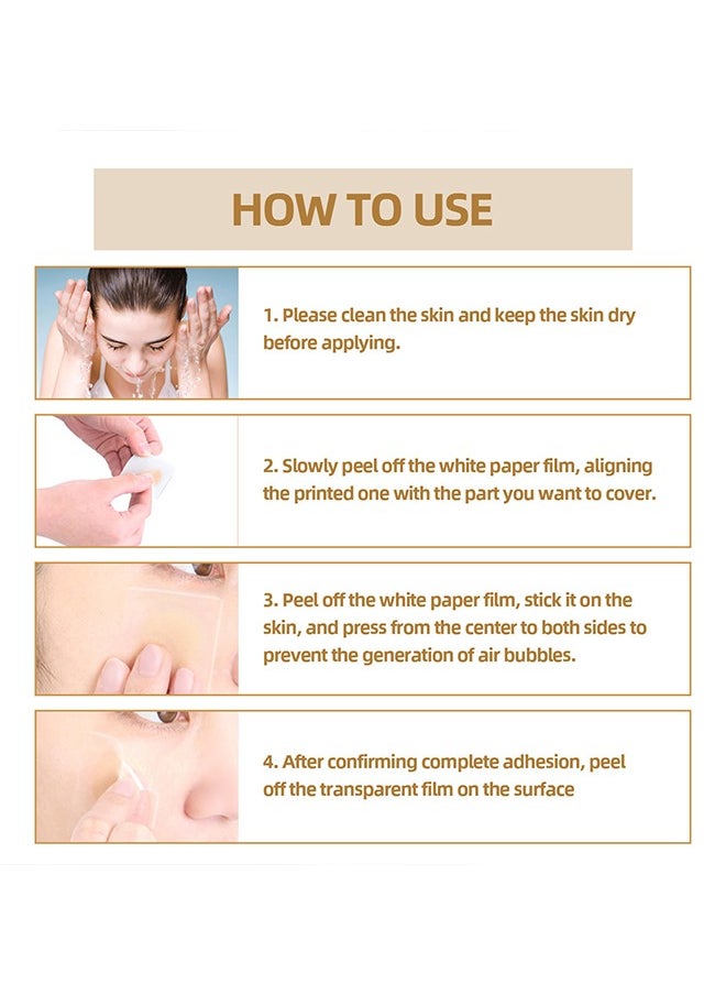 Jaysuing - 60PCS Tattoo Cover Up,Scar Cover Stickers Tape,Waterproof Ultra Thin Patch Pads Concealer Body Leg Bruise Stretch Scar Dark Spots Vitiligo Skin Makeup,Long Lasting Invisible Tattoo Flaw Conceal Patch - Image 1