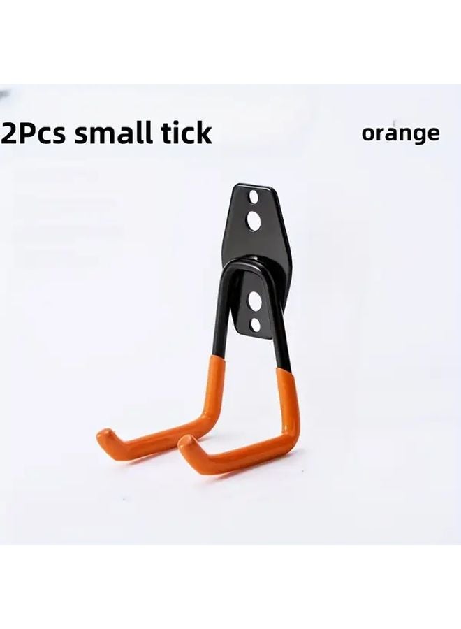 2pcs Orange Heavy Duty Metal Hooks For Hanging Large Clothing High Load Bearing - Image 4